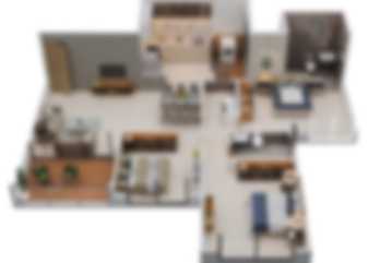 Silver Galaxy 2 BHK odd floor plan