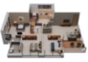 Silver Galaxy 3 BHK floor plan